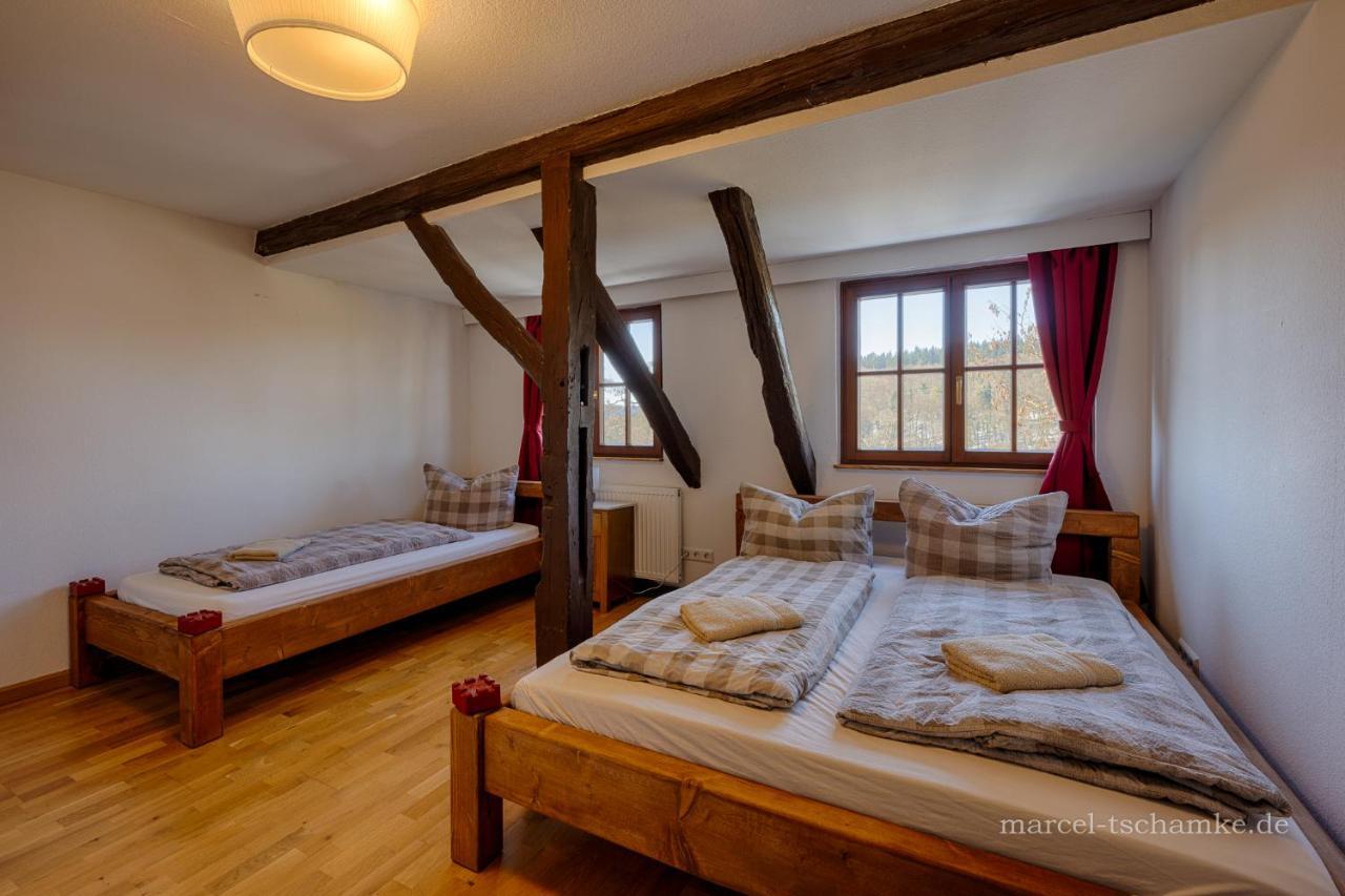 Вилла Wohnen Auf Der Ritterburg Хасмерсхайм Экстерьер фото