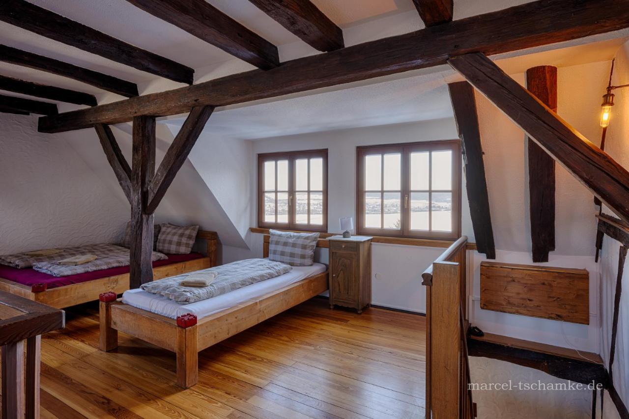 Вилла Wohnen Auf Der Ritterburg Хасмерсхайм Экстерьер фото